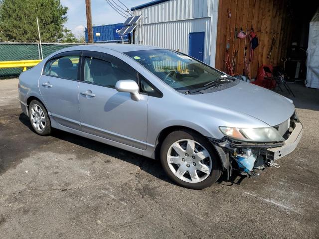2HGFA1F51BH514925 - 2011 HONDA CIVIC LX SILVER photo 4