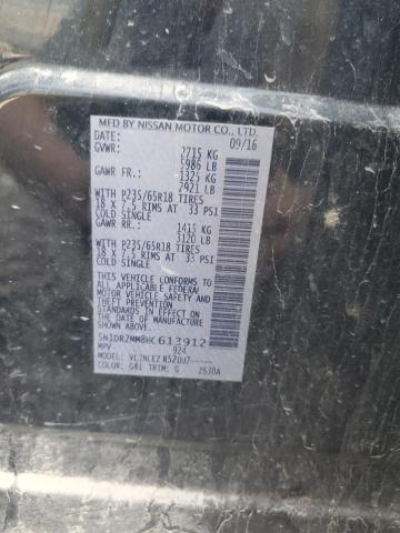 5N1DR2MM8HC613912 - 2017 NISSAN PATHFINDER S أسود صورة 14