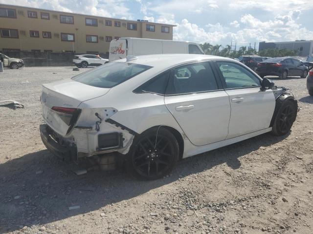 2HGFE2F53RH560583 - 2024 HONDA CIVIC SPORT WHITE photo 3