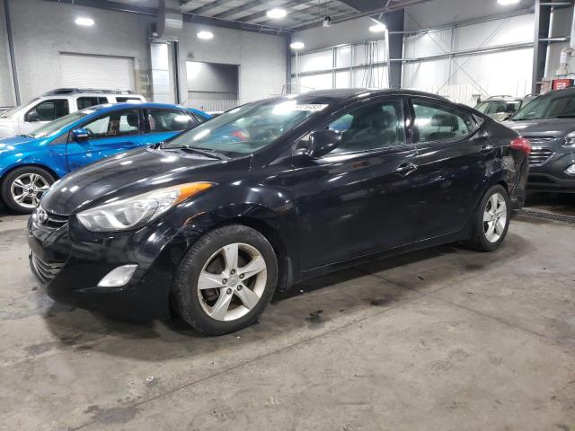 KMHDH4AE5DU842418 - 2013 HYUNDAI ELANTRA GLS BLACK photo 1