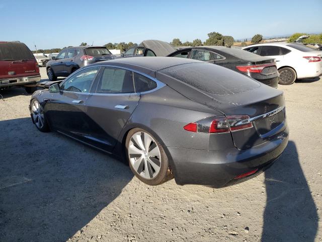 5YJSA1E24MF421667 - 2021 TESLA MODEL S Մոխրագույն լուսանկար 2
