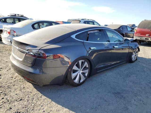 5YJSA1E24MF421667 - 2021 TESLA MODEL S Մոխրագույն լուսանկար 3