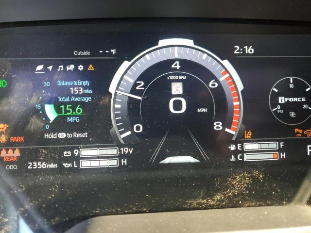 5TFMA5DB6PX069316 - 2023 TOYOTA TUNDRA CREWMAX PLATINUM Schwarz Foto 9