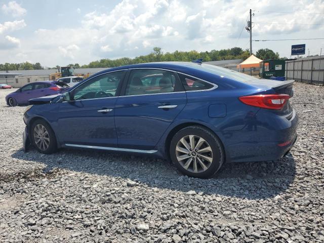 5NPE34AF4HH449218 - 2017 HYUNDAI SONATA SPORT BLUE photo 2