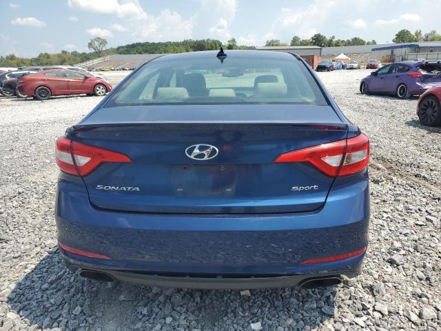 5NPE34AF4HH449218 - 2017 HYUNDAI SONATA SPORT BLUE photo 6