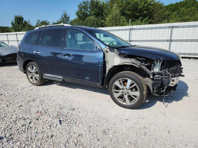 5N1AR2MM3EC711874 - 2014 NISSAN PATHFINDER S Կապույտ լուսանկար 4