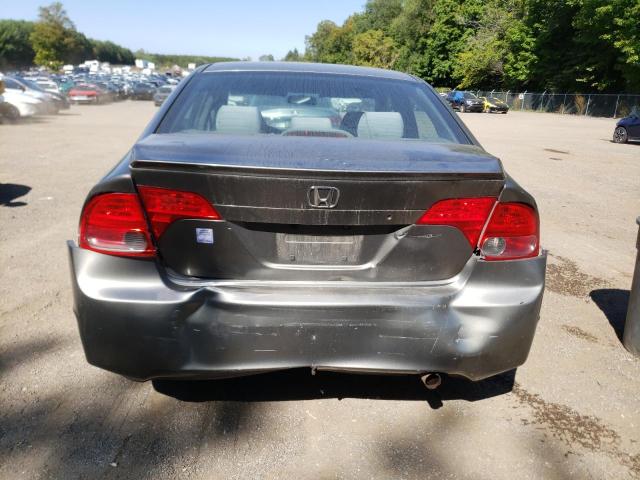 2HGFA16218H126740 - 2008 HONDA CIVIC DX GRAY photo 6