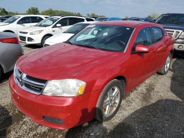 1C3CDZCB0CN166064 - 2012 DODGE AVENGER SXT RED photo 1