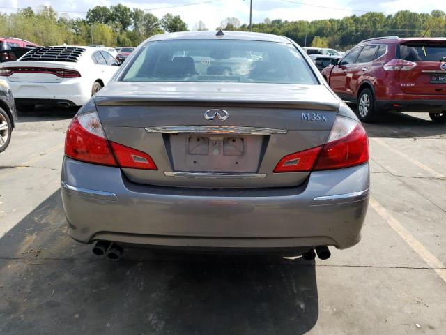 JNKAY01F68M653435 - 2008 INFINITI M35 BASE GRAY photo 6