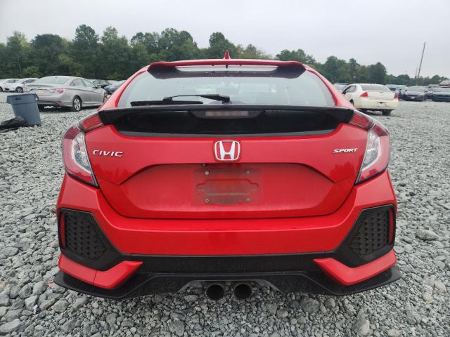 SHHFK7H40JU206263 - 2018 HONDA CIVIC SPORT წითელი ფოტო 6