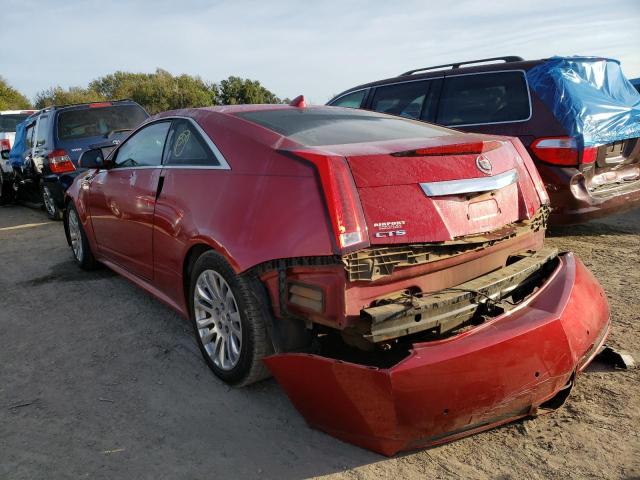 1G6DP1ED5B0167152 - 2011 CADILLAC CTS PREMIUM COLLECTION RED photo 2