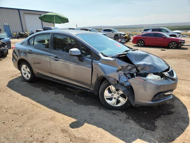 19XFB2F51DE098004 - 2013 HONDA CIVIC LX GRAY photo 4