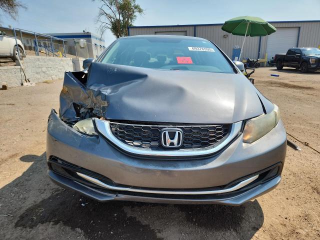 19XFB2F51DE098004 - 2013 HONDA CIVIC LX GRAY photo 5