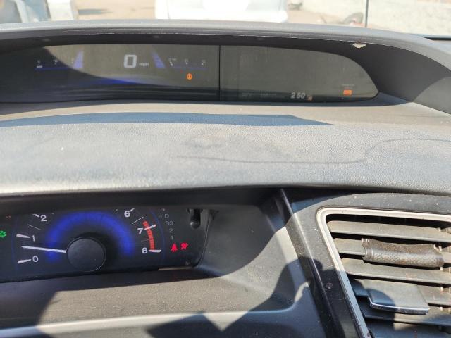 19XFB2F51DE098004 - 2013 HONDA CIVIC LX GRAY photo 9