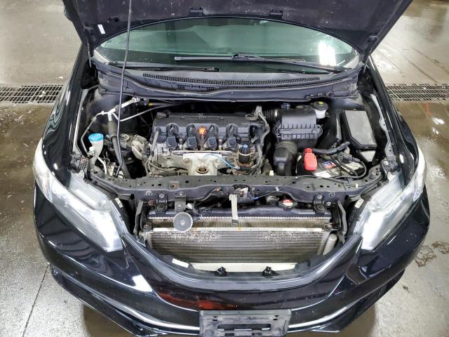 2HGFB2F57DH516507 - 2013 HONDA CIVIC LX BLACK photo 11