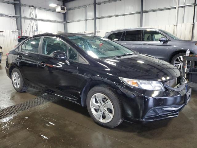 2HGFB2F57DH516507 - 2013 HONDA CIVIC LX BLACK photo 4