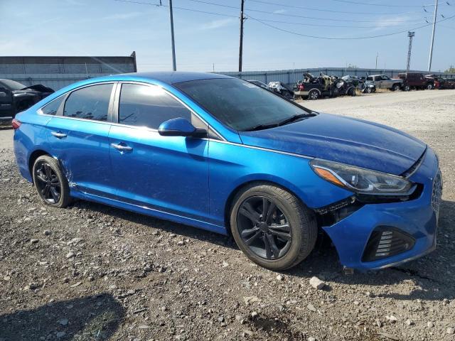 5NPE34AF4KH757299 - 2019 HYUNDAI SONATA LIMITED BLUE photo 4