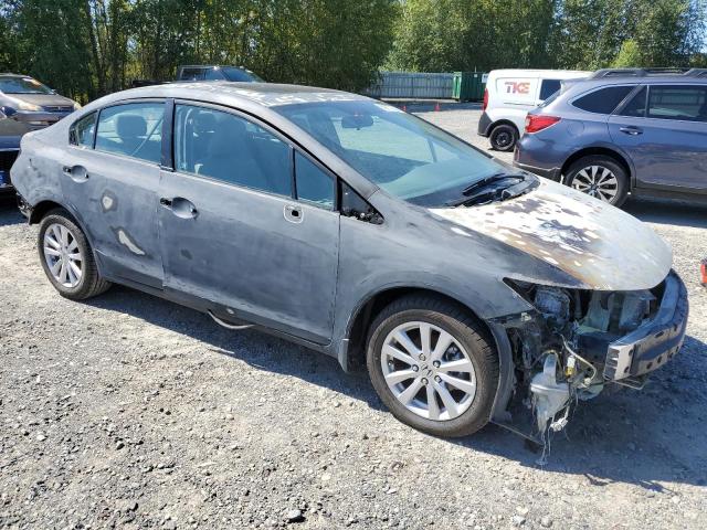 2HGFB2F9XCH580218 - 2012 HONDA CIVIC EXL BLACK photo 4