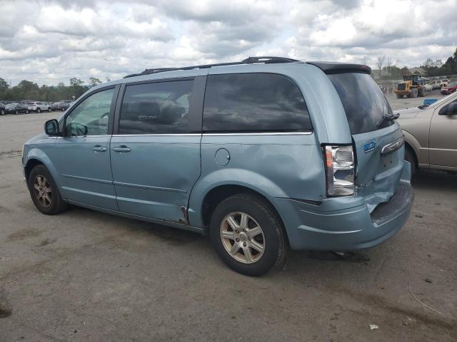 2A8HR54P48R129530 - 2008 CHRYSLER TOWN & COU TOURING BLUE photo 2