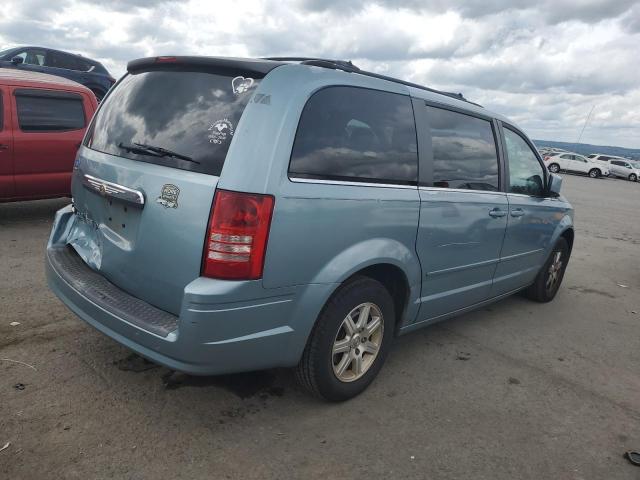 2A8HR54P48R129530 - 2008 CHRYSLER TOWN & COU TOURING BLUE photo 3