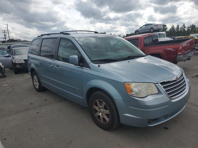 2A8HR54P48R129530 - 2008 CHRYSLER TOWN & COU TOURING BLUE photo 4