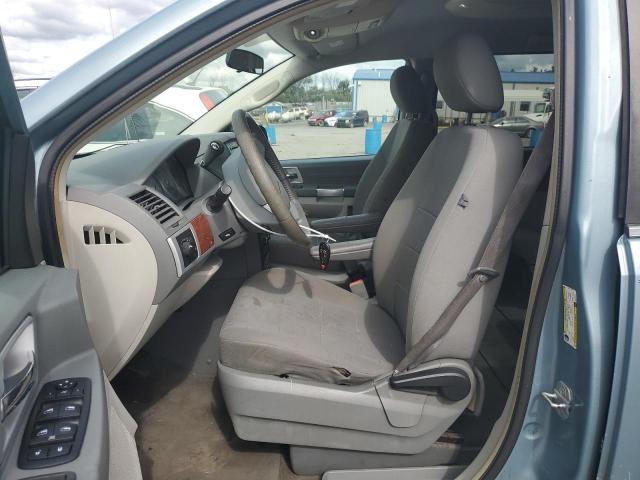 2A8HR54P48R129530 - 2008 CHRYSLER TOWN & COU TOURING BLUE photo 7