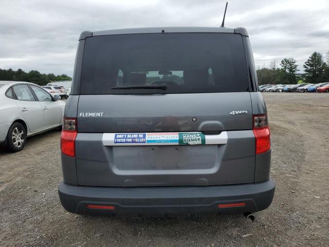 5J6YH2H77AL001567 - 2010 HONDA ELEMENT EX Մոխրագույն լուսանկար 6