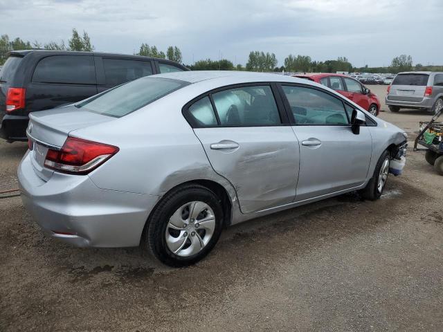 2HGFB2F42DH031327 - 2013 HONDA CIVIC LX SILVER photo 3