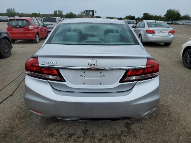 2HGFB2F42DH031327 - 2013 HONDA CIVIC LX SILVER photo 6