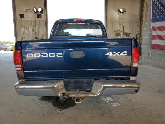 1B7GG2AN8YS722350 - 2000 DODGE DAKOTA QUAD BLUE photo 6