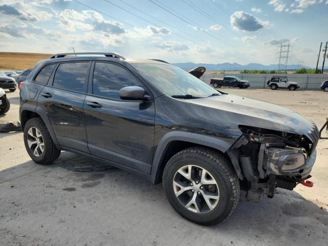 1C4PJMBS4FW524968 - 2015 JEEP CHEROKEE TRAILHAWK BLACK photo 4