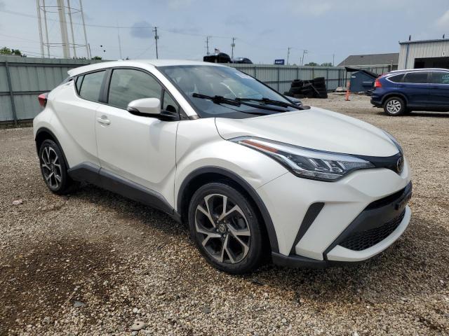 JTNKHMBX5L1066184 - 2020 TOYOTA C-HR XLE WHITE photo 4