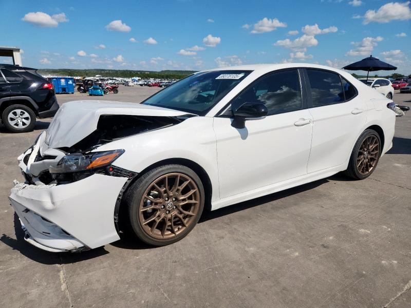 4T1G11AK1PU087357 - 2023 TOYOTA CAMRY SE NIGHT SHADE WHITE photo 1