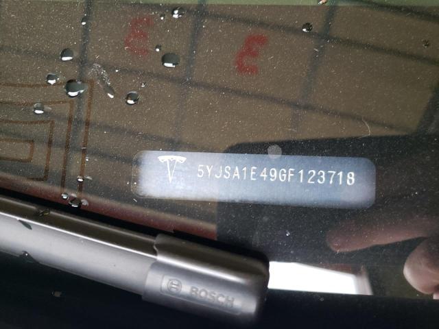 5YJSA1E49GF123718 - 2016 TESLA MODEL S Білий фото 12