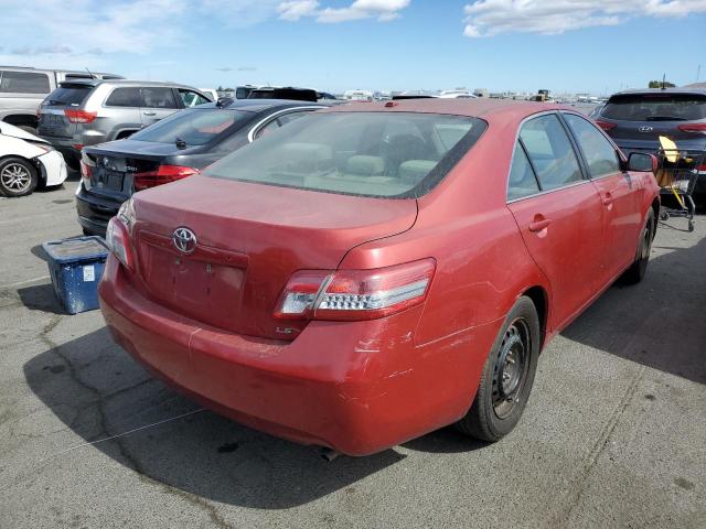 4T1BF3EK9BU599510 - 2011 TOYOTA CAMRY BASE RED photo 3