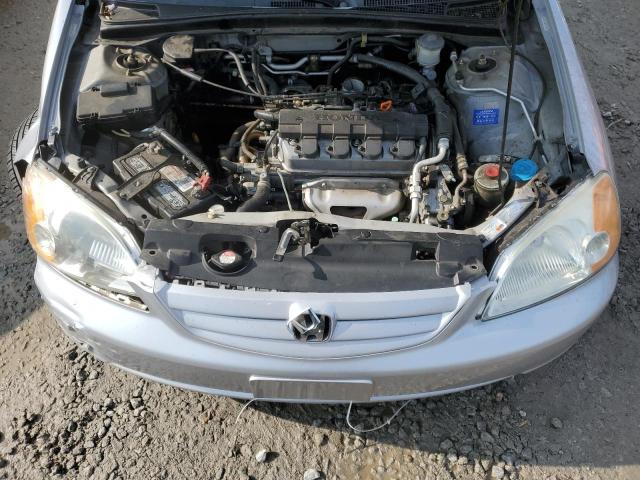 2HGES16583H576980 - 2003 HONDA CIVIC LX SILVER photo 11