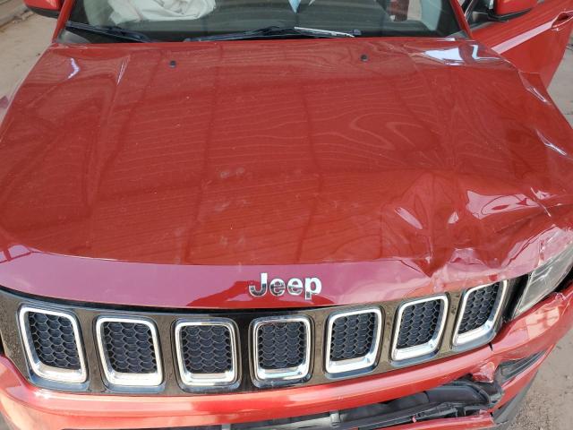 3C4NJCBB3HT693969 - 2017 JEEP COMPASS LATITUDE RED photo 11