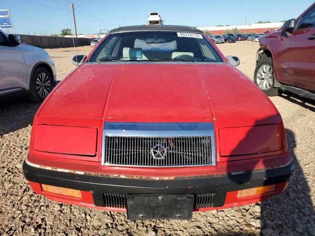 1C3XU45K7NF300910 - 1992 CHRYSLER LEBARON 红色 照片 5