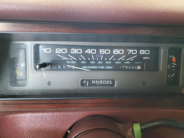 1G1BN53E1MW172970 - 1991 CHEVROLET CAPRICE CLASSIC LTZ BURGUNDY photo 9