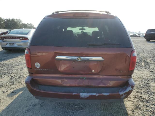 2A8GP54L56R893723 - 2006 CHRYSLER TOWN & COU TOURING BURGUNDY photo 6
