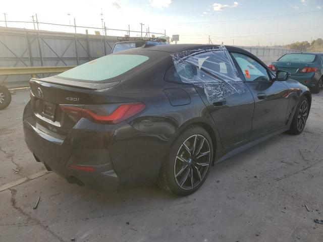 WBA73AV02PFP50637 - 2023 BMW 430XI GRAN COUPE BLACK photo 3
