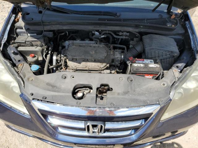 5FNRL38896B097400 - 2006 HONDA ODYSSEY TOURING BLUE photo 12