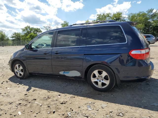 5FNRL38896B097400 - 2006 HONDA ODYSSEY TOURING BLUE photo 2