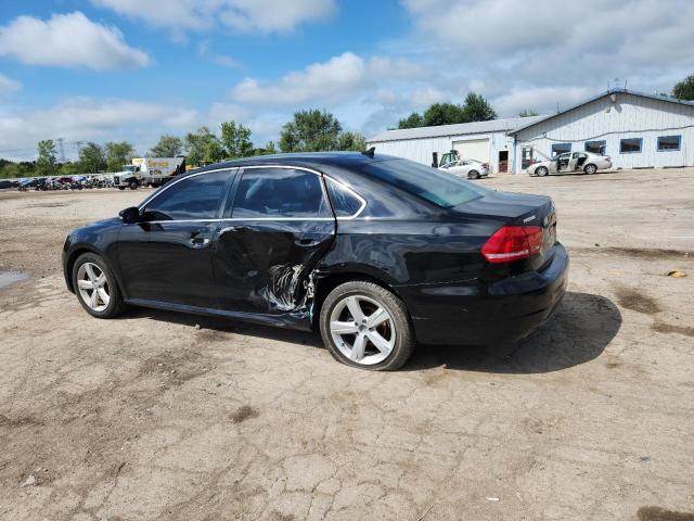 1VWBN7A37DC103090 - 2013 VOLKSWAGEN PASSAT SE BLACK photo 2