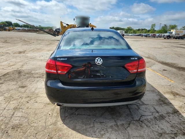 1VWBN7A37DC103090 - 2013 VOLKSWAGEN PASSAT SE BLACK photo 6