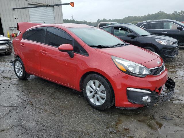 KNADN4A35G6680551 - 2016 KIA RIO EX RED photo 4