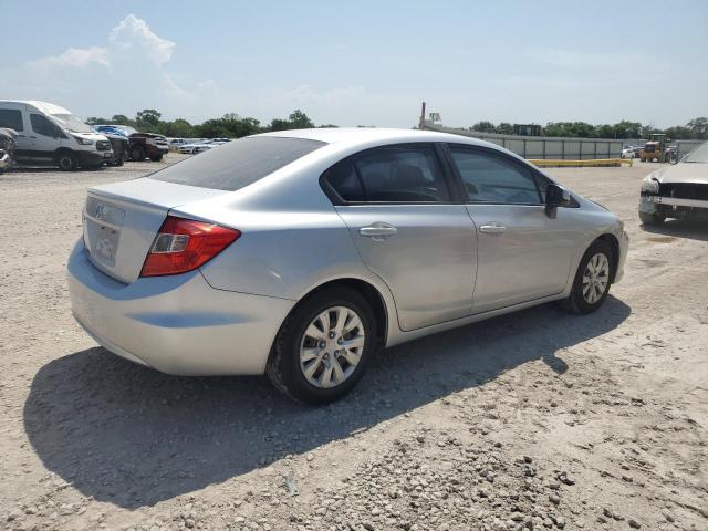 2HGFB2F55CH606365 - 2012 HONDA CIVIC LX Արծաթագույն լուսանկար 3