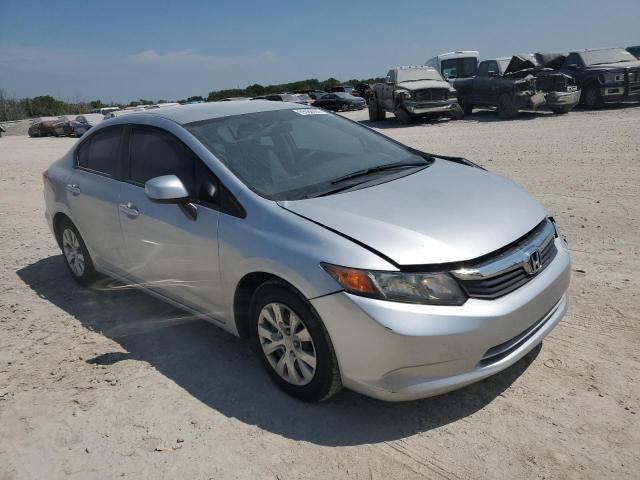 2HGFB2F55CH606365 - 2012 HONDA CIVIC LX Արծաթագույն լուսանկար 4