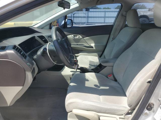 2HGFB2F55CH606365 - 2012 HONDA CIVIC LX Արծաթագույն լուսանկար 7