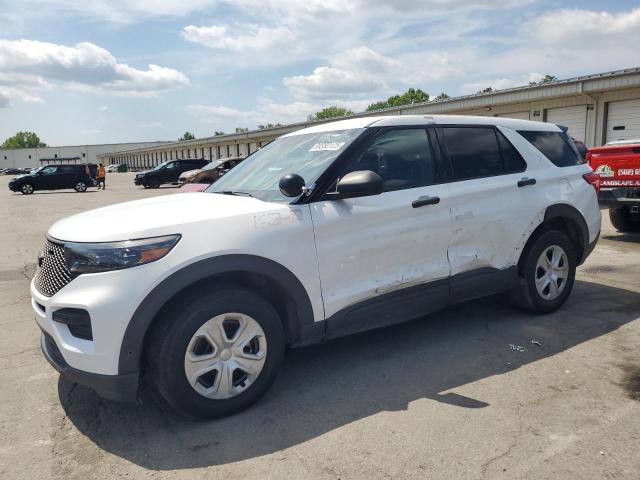 1FM5K8AB2LGA97224 - 2020 FORD EXPLORER POLICE INTERCEPTOR WHITE photo 1